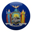 boule new york ball drapeau flag