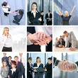 A business collage with different young persons A business collage with different young persons
