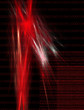 Binary Background in Glowing Red Over Black