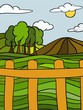 colline in estate