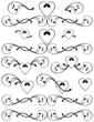 Hearts Fancy Scroll Set Hearts Fancy Scroll Set
