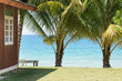 guest house on tropical beach