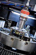 closeup of cnc punching machine
