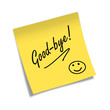 Post-it GOOD-BYE!