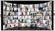 Video: several business footage in white space several business footage in white space