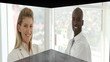 Video: collage of businesspeople portrait collage of businesspeople portrait