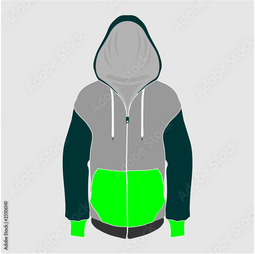 sweatshirt vector template. Retro vector hoodie