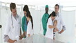 Animation of hospital life footage