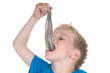 Eating a herring the Dutch way