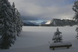 Alone in snow - Engadin - Switzerland