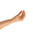 Hand isolated on a white background