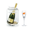 Bouteille de Champagne dans Aquarium