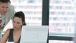 experienced businessman discussing with associate