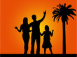 family under the palm family under the palm
