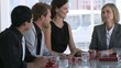 Business team in a business meeting