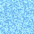 Blue mosaic tiles