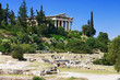 Teseyon (temple of Hephaestus) in Athens, Greece