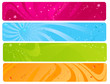 Colorful web banners Colorful web banners