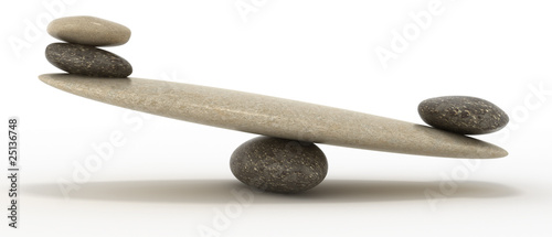 Illustration: Pebble stability scales with large and small stones Pebble stability scales with large and small stones