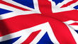 3d Graint Britain flag