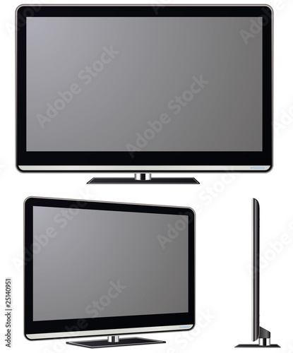 Television vector set Television vector set