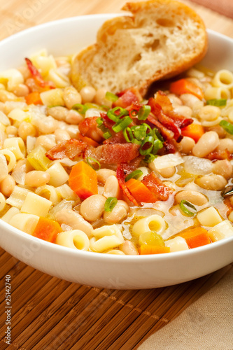 Photo: White Bean and Pasta Soup White Bean and Pasta Soup