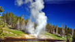 Riverside geyser. Yellowstone National Park Riverside geyser. Yellowstone National Park