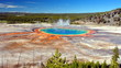 The Grand Prismatic Spring, Yellowstone National Park The Grand Prismatic Spring, Yellowstone National Park