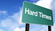 Video: 3d Hard times road sign 3d Hard times road sign