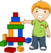 Boy With Toy Blocks Boy With Toy Blocks
