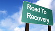 Video: Road to Recovery Signpost in HD Road to Recovery Signpost in HD