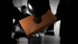 handshake during meeting receiving a paid stamp