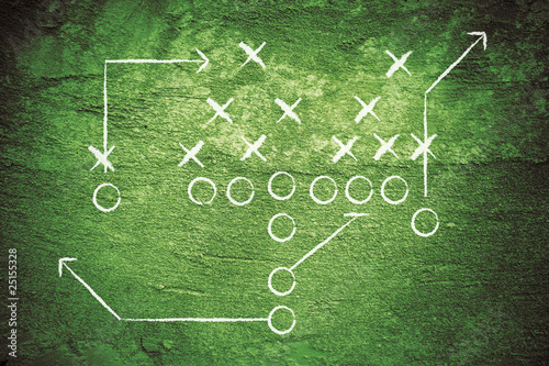 Photo: Grunge Football Diagram Grunge Football Diagram