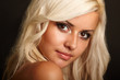 closeup portrait of beauty girl