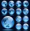 Set of globes
