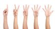 1 2 3 4 5 finger 1 2 3 4 5 finger