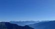 Foto: Blaue Berglandschaft Blaue Berglandschaft