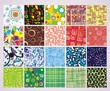 Set color abstract vector backgrounds