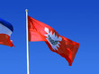 Fahne Kiel, Landeshauptstadt des Bundeslandes Schleswig-Holstein