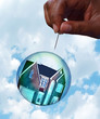 housing market bubble concept