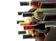Wine rack with a few bottles