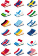 set of eighteen International Language Book Icons set of eighteen International Language Book Icons
