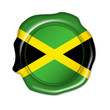 jamaica button, seal, stamp, rastafari, reggae