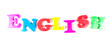english, written in fridge magnets