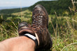 Wanderschuhe machen Pause