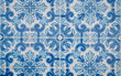 Traditional Portuguese glazed tiles