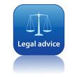 LEGAL ADVICE Web Button (scales of justice trial law tribunal)