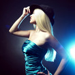 Young dancing woman