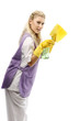 Cleaning woman