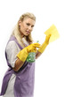 Cleaning woman